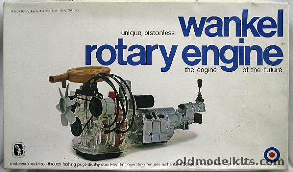 Entex 1/5 Mazda Wankel Rotary Engine Motorized, 8201-600 plastic model kit